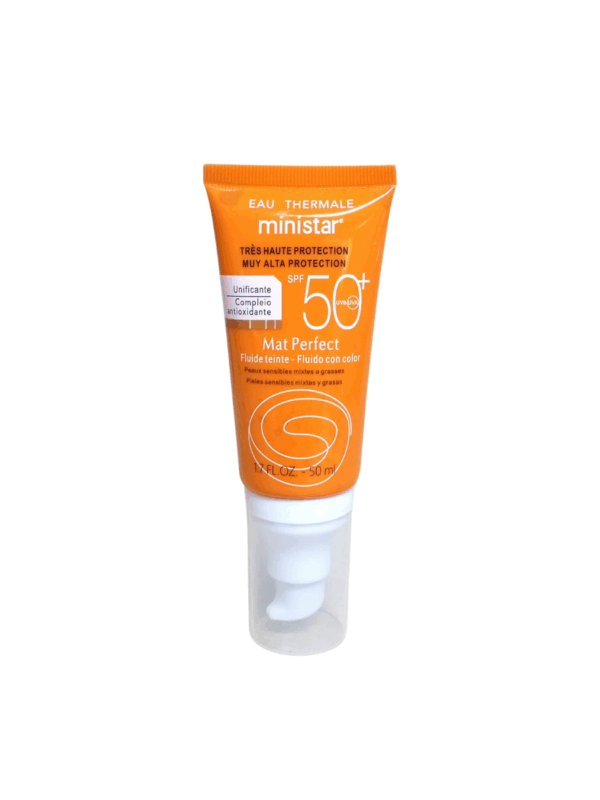 Eau Thermale Ministar – Fluide Teinté Mat Perfect SPF 50+