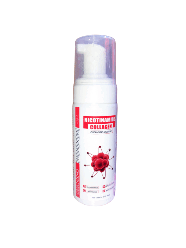 Mousse Nettoyante au Collagène & Nicotinamide – 150ml